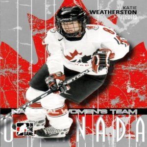 KATIE WEATHERSTON - 2007 WOMEN'S WORLD CHAMPIONSHIP SERIES CARD - CARD NUMBER 35